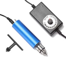 Stepless Speed-Adjustable Handheld Metal Electric Grinder Multifunct Polishing and Engraving Electric Drill EU Plug