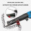 Automatic Screwdriver Chain Nail Gun Adapter for Electric Drill Woodworking Screwdriver Nozzle Power Tool Attachment 6