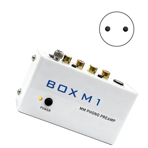 BOX M1 Preamplifier for Turntables Phono Amplifier Gramophone Turntable Amplifier EU Plug 2