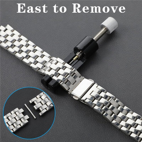 3Pcs Watch Link Removal Kit, Tools to Adjust and Replacement Bracelets Pin Remover for Sizing Strap, Adjuster Watches 1