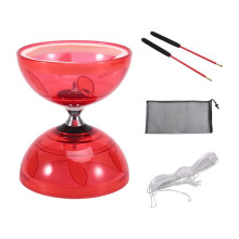Giocattolo da Fitness Diabolo A Doppia Testa con Cinque Cuscinetti, Gioco All'Aperto, Diabolo Yo-Yo per Anziani