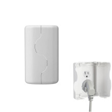 Proof Outlet Cover, Double Lock System, Duplex & Decorator Electrical Outlet Plates, Indoor Wall Outlet Covers Box 1pcs