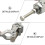 Toggle Clamp Set,100kg Capacity,Push Pull Action Galvanized Iron Hand Tool, for Woodworking Welding Electronic Assembly 4