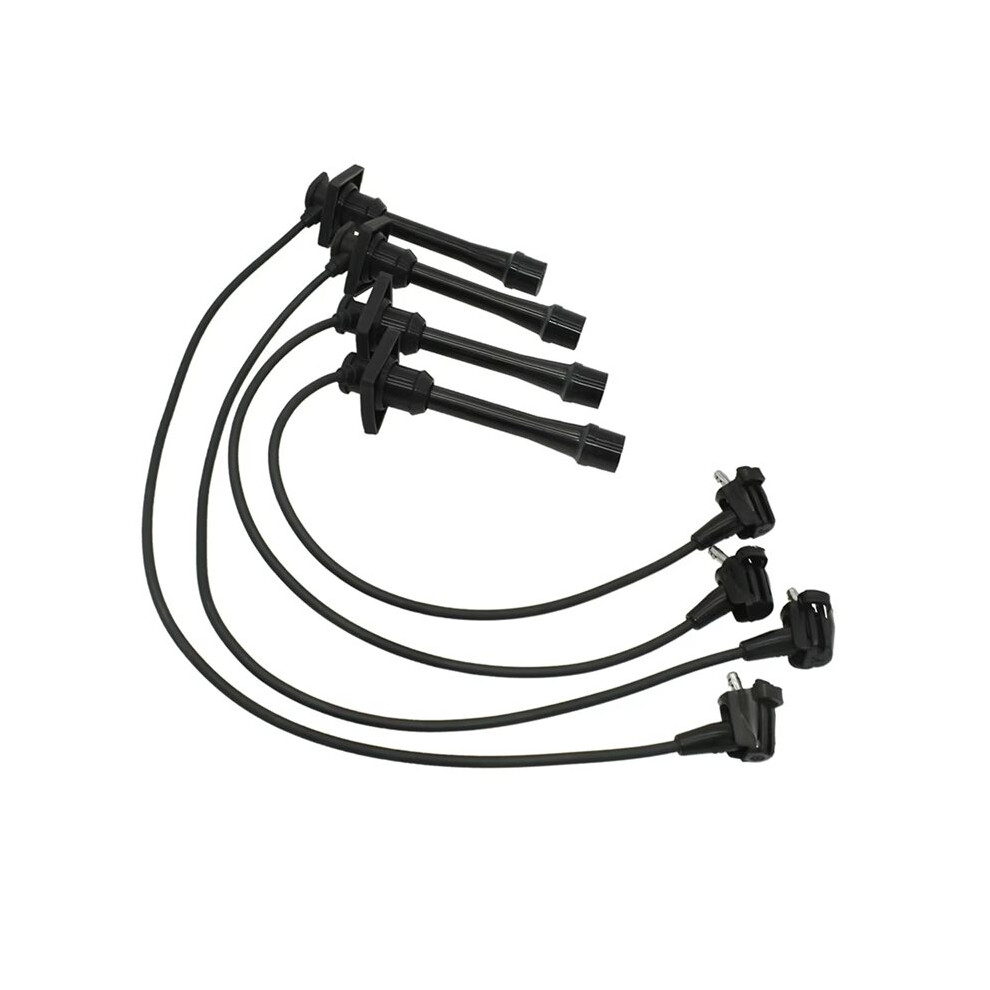 4X Spark Plugs Ignition Cable 90919-22327 9091922327 For Toyota Corolla 1.6L 1.8L 1993-1997 6132286702744