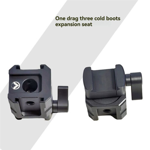 1-to-3 Cold Boot Bracket for DSLR Camera Photography Extension Accessories Gimbal Cage Base External Cold Boot Bracket 1