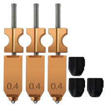 Kit Hotend di Aggiornamento da 0,4 mm per Estrusore Assemblato AD5X, Ugello Integrato Completamente In Metallo A Sgancio Rapido