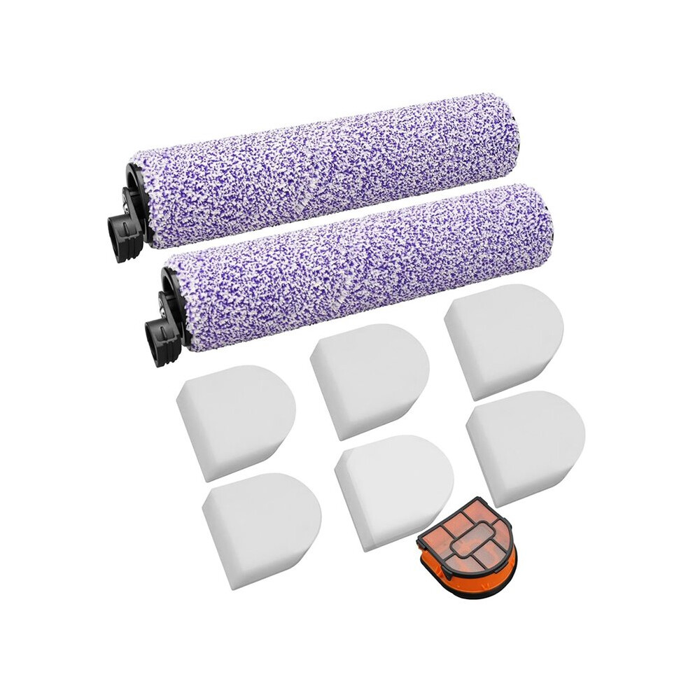 Brush and Filter Kit for Shark WD101 HydroVac XL 3-in-1 Vacuum, Fit for Shark AW201 WD201 WD100 WD200 HydroVac Vacuum