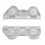 Car Front Bumper Bracket Retainer Bumper Holder 622243BA0A 622253BA0A for  Versa 2012-2018 3