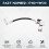 37180-1W510 Car Battery Negative Sensor Cable for  Rio 2016-2017 371801W510 4