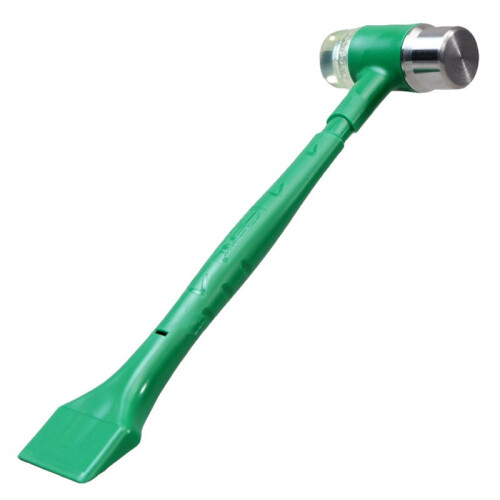 Multi-Purpose Rubber Hammer for Door and Window Installation, Woodworking Tool with Plastic Shovel 35mm