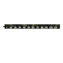 Waterproof PVC Fishing Ruler Foldable Fish Measuring Board Dual Sided Fishing Ruler for Boats, Kayaks & Marine 10cm