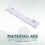 Voor  A20/A20 Pro,Vloerreiniger Accessoires Schraperstrip Montagelengte: 262 mm 5