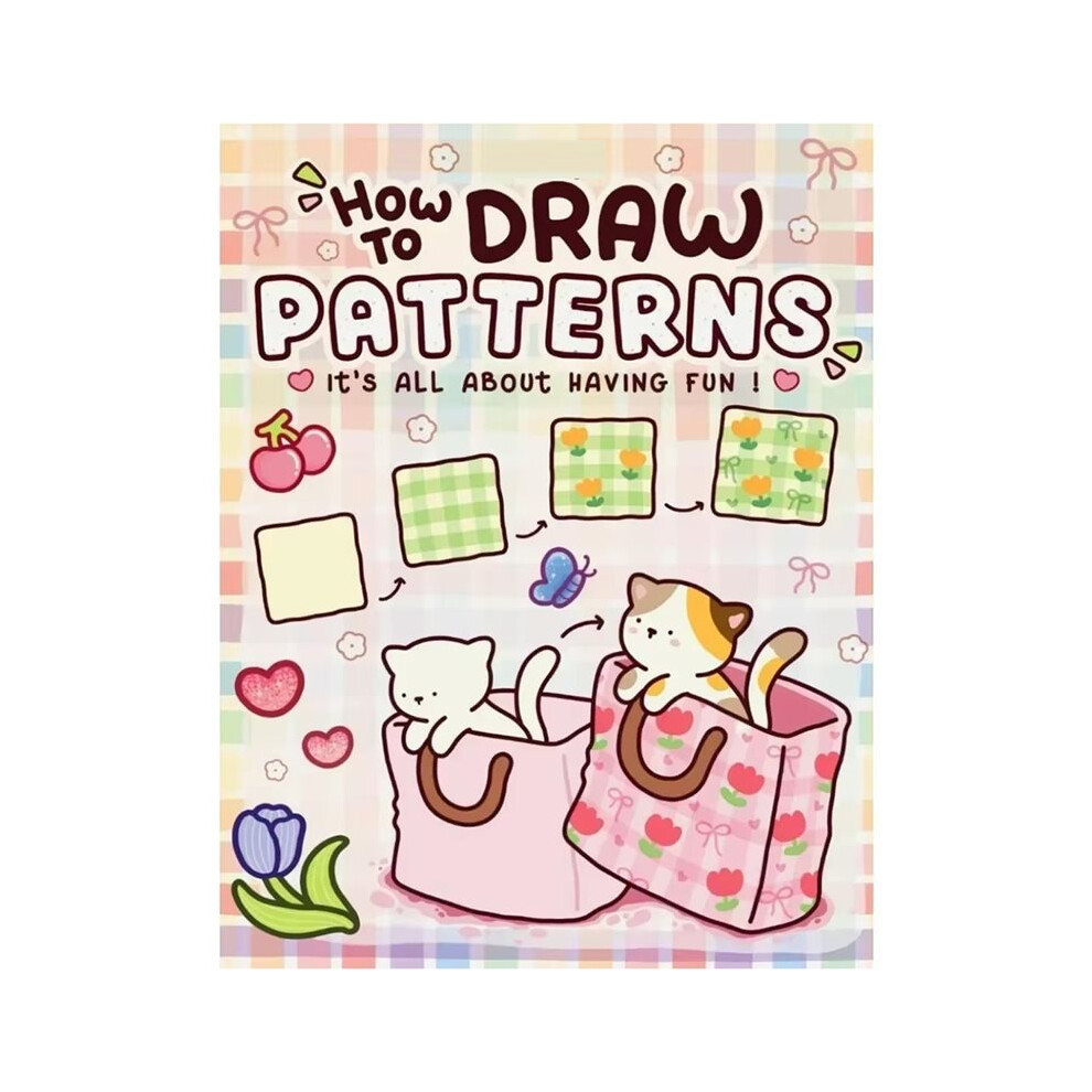Coloring Book for Adults/Kids - How to Draw Patterns: Easy and Fun Step-By-Step Guide for Unique Creations,Imagination