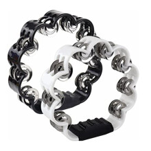 2PCS 8.5 Inch Plastic Tambourine, Flower Tambourine Percussive Musical
