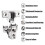 12 Pack 1/2 Inch Overlay Soft Cabinet Door Hinges for Kitchen Hinge St 3