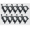 10Pcs Black Truss Clamps Heavy Duty Light Hook Stage Lighting Hanging Hooks for String Lights Projector Par Lights 4