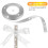 72Pack Candy  Caramel  Sticks and Bags, Silver Glitter Ribbon Caramel  Making Kit 7