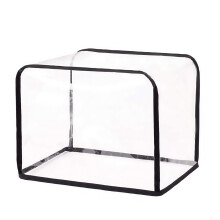 Transparent cover for toaster for 2 slices, waterproof, dustproof, for kitchen appliances, PEVA material, 30 x 24 x 24 cm, transparent