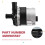 Car Engine Water Pump Coolant Pump for    4M0965567 5