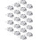 20PCS Adhesive Hat Hooks for Wall Rack Baseball Minimalist Display Han 1