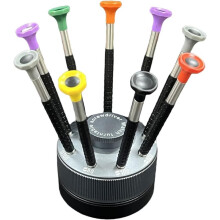 Watch Screwdriver Set with 9 Pcs Repair Slotted and Phillips,9pcs Different Sizes for Watch/Eyeglass/Jewelry Repair