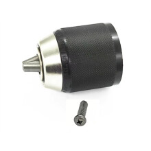 Chuck Nyckelfri 13MM Självlåsande Metallchuck Borr Nyckelfri Snabbväxlingskonverteringsnyckel Adapter 1/2 UNF Slagskruv