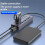 USB Hub USB 3.0 5Gbps Splitter with Individual OFF/  LED Indicator for Computer USB  Extender 7 8