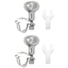 2 Set 316 Stainless Steel Boat Steering Wheel Knob, Maneuvering Knob f