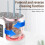 Electric Makeup Brush Cleaner with USB Power, 850RPM Fast Cleaning and Automatic Drying Function 2