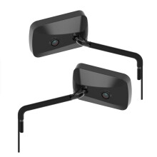 4K HD Mobile Hotspot Motorrad-Rückspiegelkamera, Panorama-USB-Betriebene Motorrad-Dashcam, Outdoor-Sport-Action-Kamera
