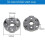 Fit for 23cc 26cc Recoil Pull Starter Recoil Starter 52MM EB650 EBD600 Garden Replacement Tool Recoil Pull Starter 7