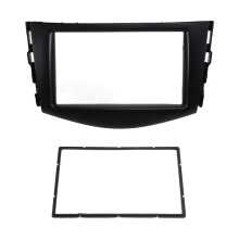 Para RAV4 2006 2007 2008 2009 2010 2011 2012 Acessórios Automotivos 2 Din Estéreo Rádio Painel Moldura Adesivos