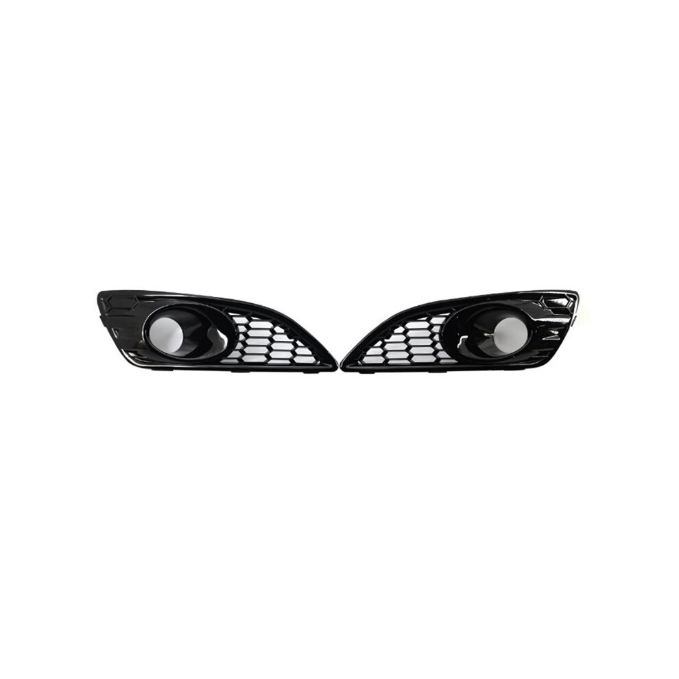 Front Bumper Lower Honeycomb Fog Lamp Surround Grille Fog Trim Cover For Ford Fiesta Mk7 Facelift 2013-2017 Light 6132625311811