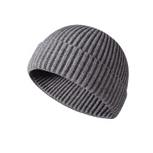 Hip Hop Beanie Mütze Grobstrickmütze mit Bündchen