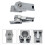 Skateboard Bracket Base 7-Inch Land Surfboard Black S7 Bridge Spring S 5