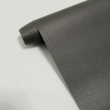 Large Dark Gray Leather  Patch and Tape for Sofa, Couch, Car Seat – 39x50 Inch
