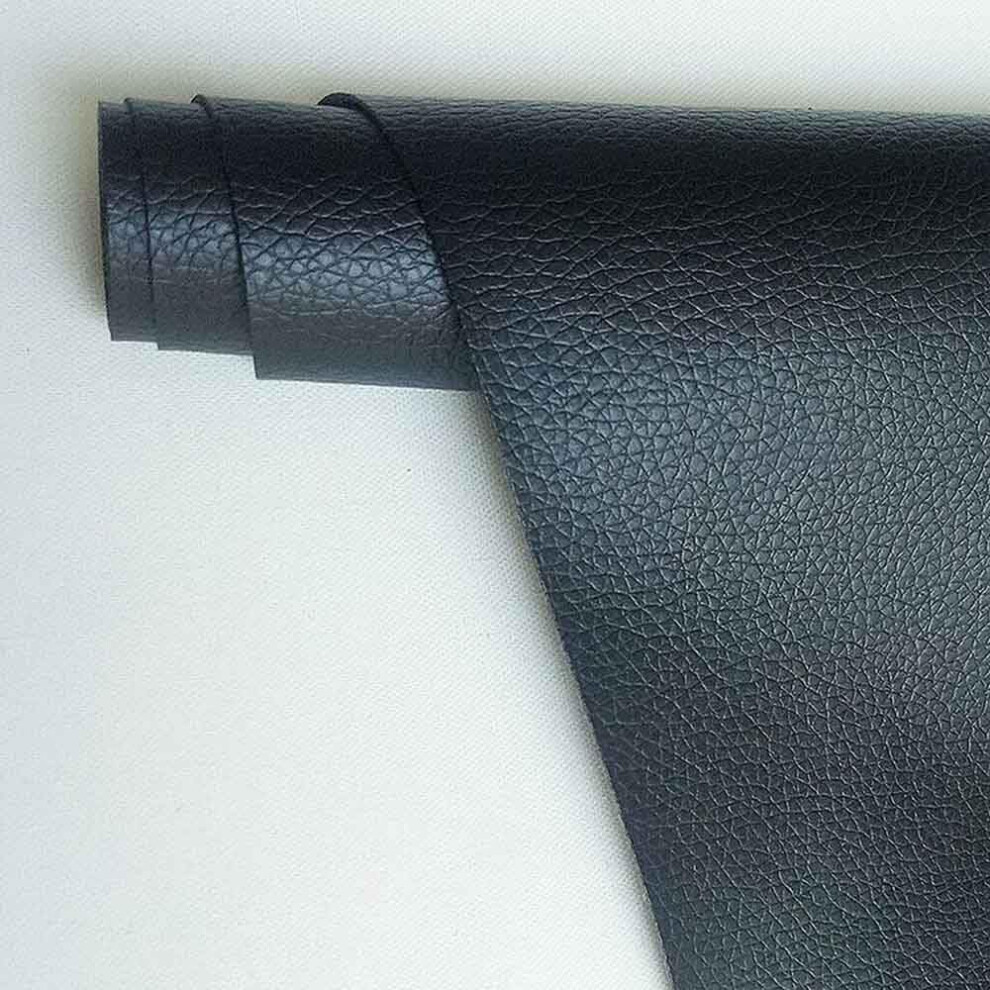Leather Patch Selfadhesive Waterproof Large Black Tape For Couch Furniture Cabinets Walls 230X52in 9001264726317