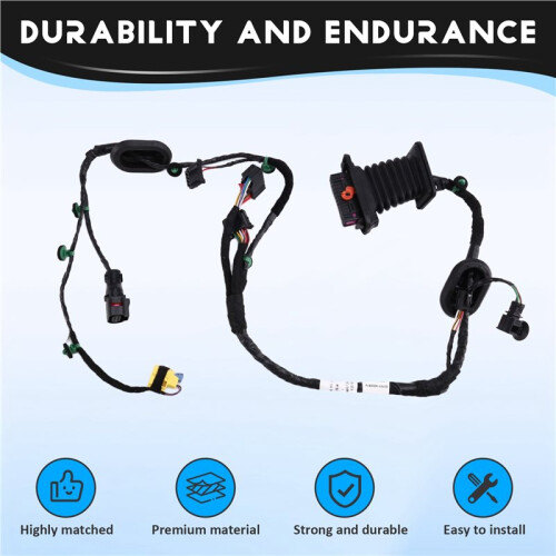 Front Left Door Cable Wiring Harness 1K0971120BK for    MK5 2006-2010 2