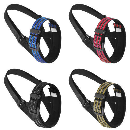 Adjustable Dog Muzzle for Medium Large Breeds Prevents-Black M 1