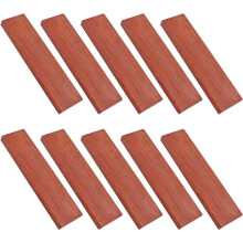 10 Manici In Legno, Maniglie In Legno Naturale Marrone per Strumenti Musicali Fai da Te, Strumenti Artigianali