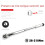 1/2In Torque Wrench - Dual-Direction Adjustable Set Car Tiretorque Sle 5