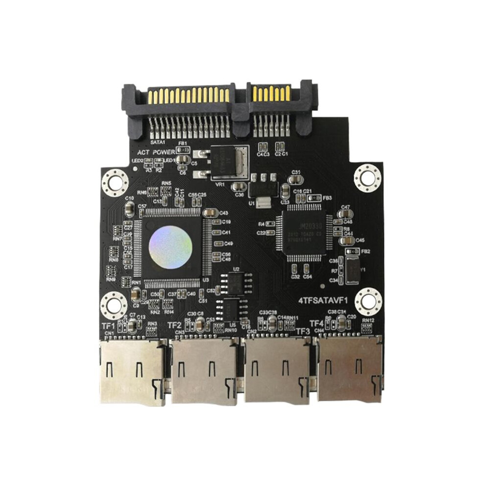 2.5 Inch 4 Tf To Sata Adapter Card Self-Made Ssd Solid State Drive For Micro-Sd To Sata Group Raid Card 6133752320479