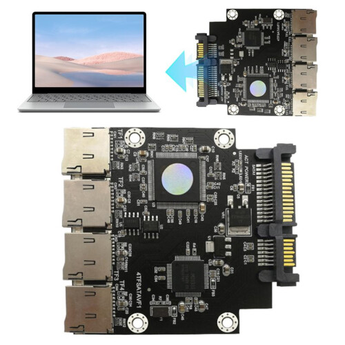 2.5 Inch 4 TF to  Adapter Card Self-Made SSD Solid State Drive for Micro- to  Group  Card 1
