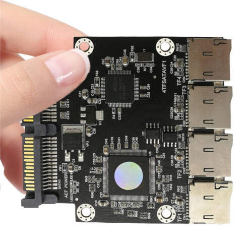 2.5 Inch 4 TF to  Adapter Card Self-Made SSD Solid State Drive for Micro- to  Group  Card 2