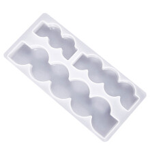 Long Candle Molds Waving/Heart Candle Molds 3-in-1-S shape 4