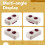 EDC PC Push Slider Meccanico Intensivo EDC Decompressione Giocattoli Strumenti Bianco 6
