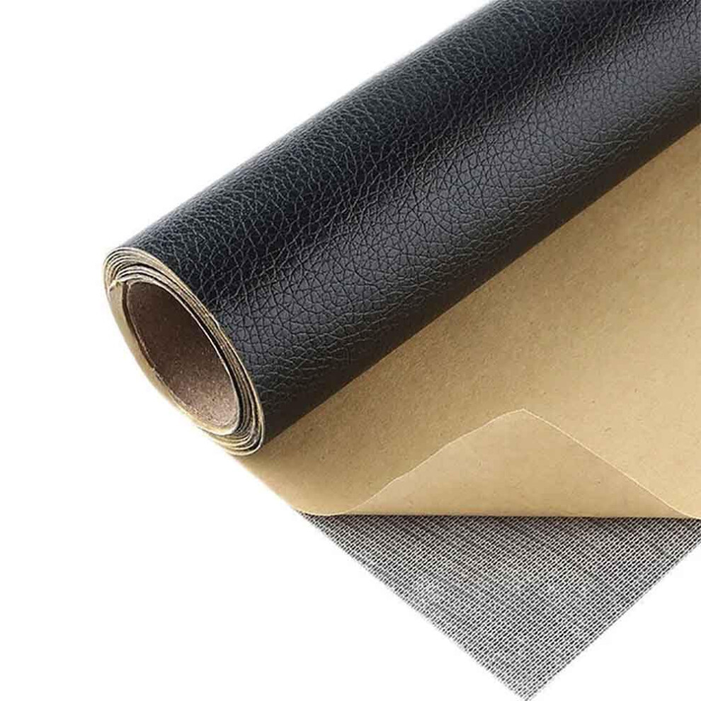 Leather Tape Selfadhesive Patch Kit For Couch And Furniture Large Black 138X52 Inch 9119770529237