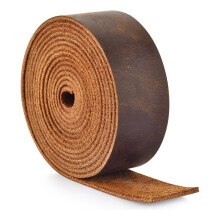 Leather Strap 1 Inches Wide Flat Leather Strips, for DIY Craft Projects, Tooling, Belt, Garden Tools