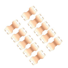 10PCS Dog Collar Pendant Label for Pet Walking Pet-Rose Gold