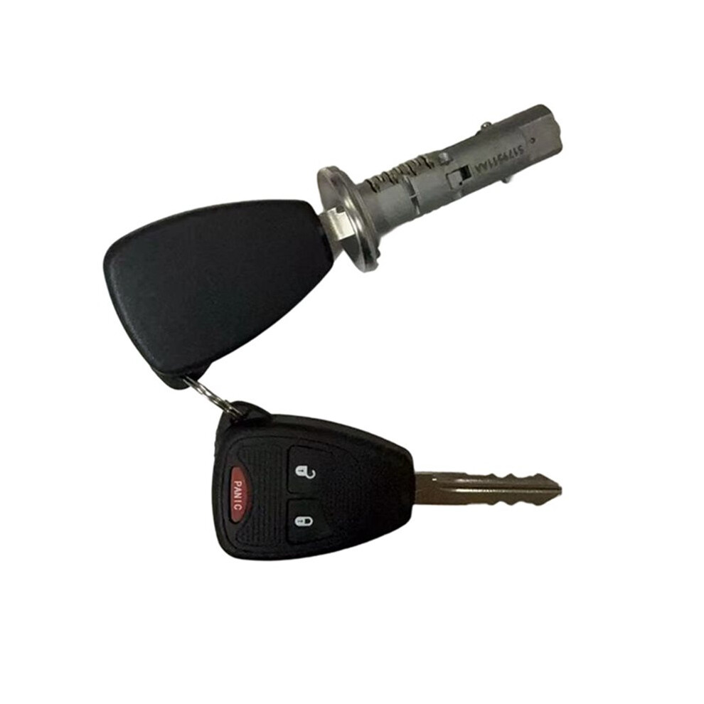 Car Ignition Lock Cylinder With 2 Remote Keys 05057297Aj 68054822Ab For Jeep Dodge Chrysler 2006-2014 Ignition Lock Keys 6132924369698